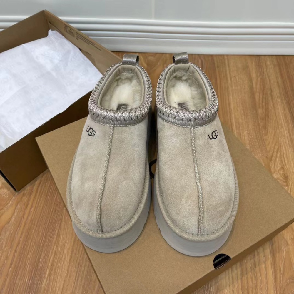 Ugg Tazz Tasman Platform Slippers Mustard Seed